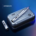 TP010 Eyebrow Lip Microblading PMU Pen Silver Black Wireless Permanent Makeup Rotary Tattoo Machine