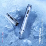 TP010 Eyebrow Lip Microblading PMU Pen Silver Black Wireless Permanent Makeup Rotary Tattoo Machine