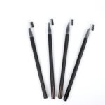 12Pcs/Box Peel Off Microblading Brow Pencils Permanent Makeup Pre Draw Pmu Eyebrow Pencil with Brush