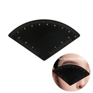 Easy Eyebrow Mapping Brow Ruler Mapping Tool Kit 1 Minitue Fast Drawing Guide Stencil Pmu Microblading Reuse Metal Shaping Ruler For Eyebrows Design