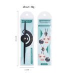 2Pcs PMU Symmetrical Tattoo Ruler Measuring Tool for PMU MIcroblading Artists