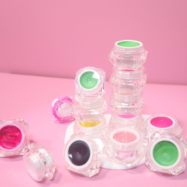 5Pcs Colorful Pmu Lip Eyebrow Mapping Paste