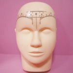 100/Bag Disposable Permanent Makeup Tattoo Stencil Mapping Transparent Eyebrow Measurement Eyebrow Ruler Sticker