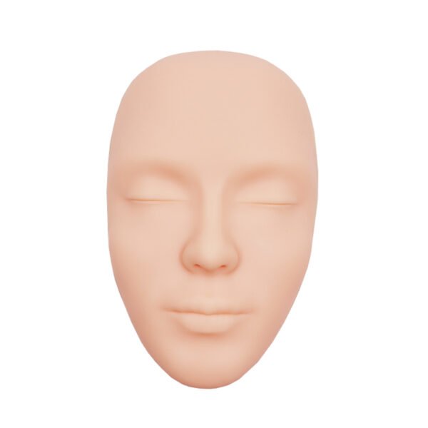 3Pcs Permanent Makeup Tattoo Training Model Realistic Full Face 3D Latex Silicone Faces Practice Skin