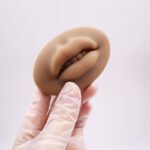 10Pcs Soft Lips Realistic Latex Microblading Permanent Makeup Pmu Silicone Microblading Tattoo 3D Lip Practice Skin