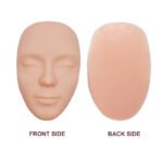 3Pcs Permanent Makeup Tattoo Training Model Realistic Full Face 3D Latex Silicone Faces Practice Skin