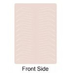 3PCS Practice Latex Eyebrows Tattoo Sheet Ombré Powder Permanent Makeup Double-Sided Pmu Practice Skin Pad for Eyebrows