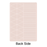 3PCS Practice Latex Eyebrows Tattoo Sheet Ombré Powder Permanent Makeup Double-Sided Pmu Practice Skin Pad for Eyebrows