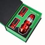 FK EXO Electric Digital Tattoo Gun Wireless Rotary Tattoo Pen Machine With 2 Batteries