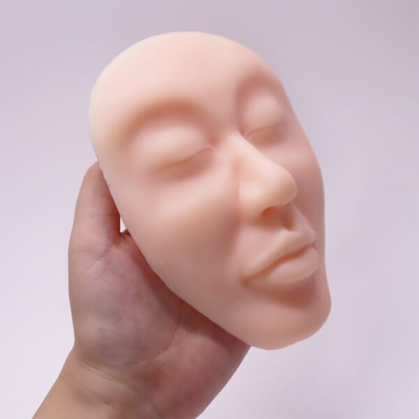 3Pcs Permanent Makeup PMU DREAM Tattoo Training Pad Realistic Full Face 3D Latex Silicone Faces Practice Skin