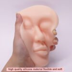 3Pcs Permanent Makeup PMU DREAM Tattoo Training Pad Realistic Full Face 3D Latex Silicone Faces Practice Skin