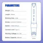 MAST P60 Wireless Pmu Tattoo Pen Machine 2.2mm-3.2mm Adjustable Stroke Length Permanent Makeup Machine Cordless Mast P60 Dragonhawk Tattoo