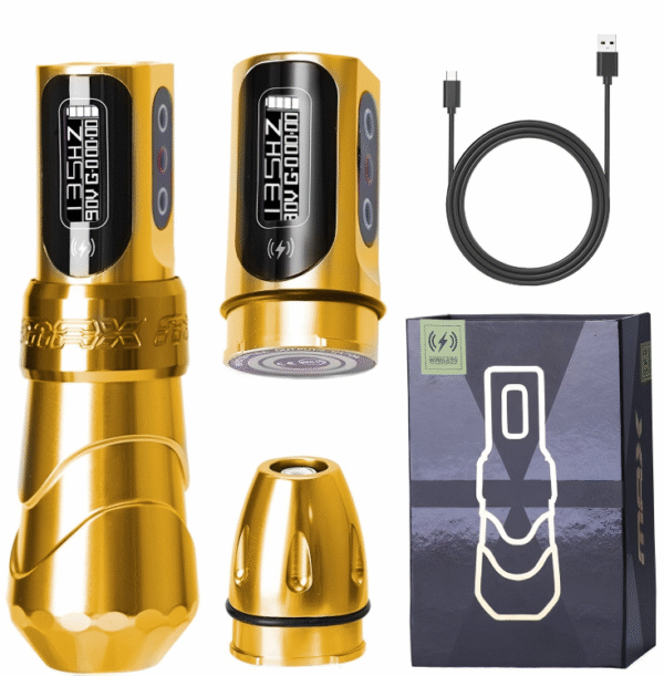 FK FLUX MAX Black Tattoo Machine New Style Popular Professional Wireless Rotary Tattoo Machine Pen