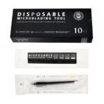 10pcs/Box Disposable Microblading Pen Eyebrow 18U 0.18mm Nano Blade Microblade Hand Tool Kit for Microblading Training