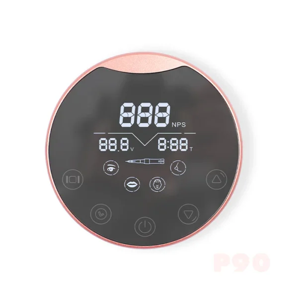 2 in 1 P90 Pmu Microblanding Machine Touch Screen Digital Spmu Eyebrow Lip Tattoo Pen Semi Permanent Makeup Device