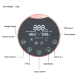 2 in 1 P90 Pmu Microblanding Machine Touch Screen Digital Spmu Eyebrow Lip Tattoo Pen Semi Permanent Makeup Device