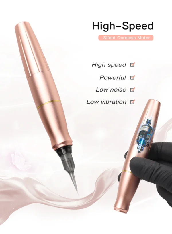 2 in 1 P90 Pmu Microblanding Machine Touch Screen Digital Spmu Eyebrow Lip Tattoo Pen Semi Permanent Makeup Device