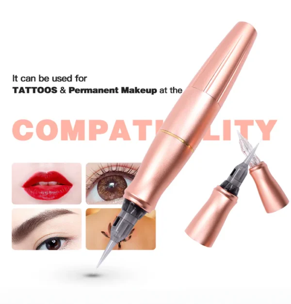 2 in 1 P90 Pmu Microblanding Machine Touch Screen Digital Spmu Eyebrow Lip Tattoo Pen Semi Permanent Makeup Device