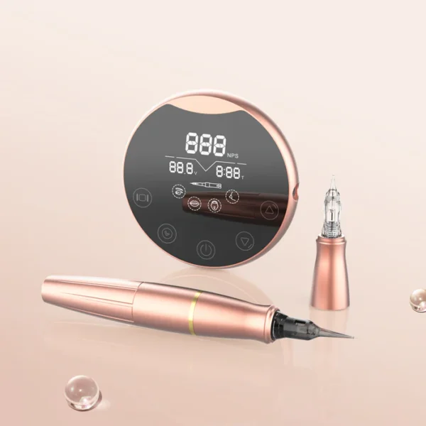 2 in 1 P90 Pmu Microblanding Machine Touch Screen Digital Spmu Eyebrow Lip Tattoo Pen Semi Permanent Makeup Device