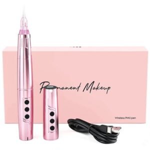 TP006 Wireless PMU Tattoo Machine Permanent Makeup TP006 Tattoo Pen Dermografo Digital SMP Micropigmentation Machine Eyebrow Lip with 2 Batteries Lightweight
