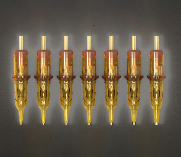 20pcs/Box Disposable Premium Professional Tattoo Machine Cartridges Needles Round Liner Shader Curved Magnum Tattoo Needles For Tattoo Artists