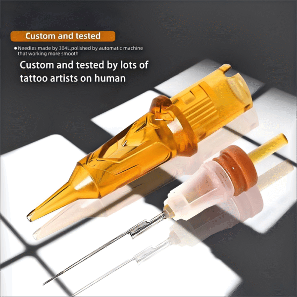 20pcs/Box Disposable Premium Professional Tattoo Machine Cartridges Needles Round Liner Shader Curved Magnum Tattoo Needles For Tattoo Artists