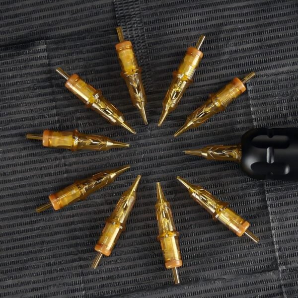 20pcs/Box Disposable Premium Professional Tattoo Machine Cartridges Needles Round Liner Shader Curved Magnum Tattoo Needles For Tattoo Artists