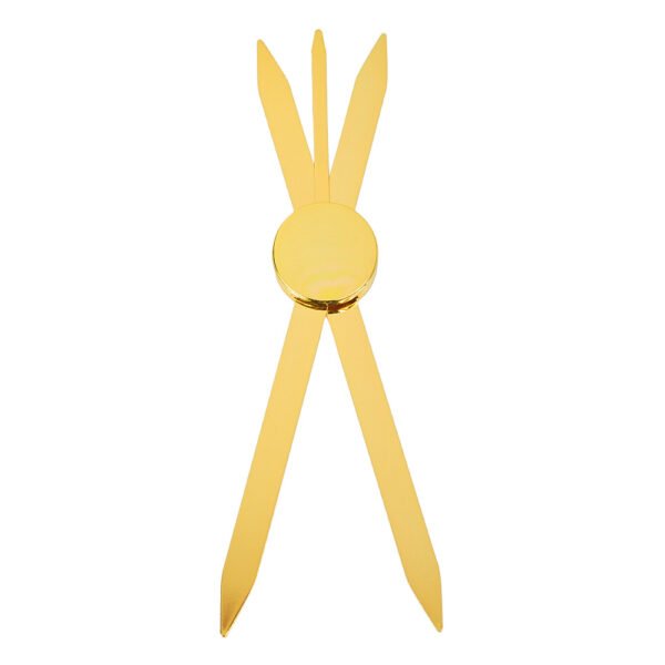 2Pcs PMU Compass Metal Golden Mean Caliper Symmetrical Tattoo Ruler Measuring Tool