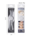 2Pcs PMU Compass Metal Golden Mean Caliper Symmetrical Tattoo Ruler Measuring Tool