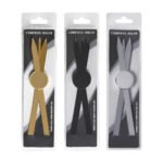 2Pcs PMU Compass Metal Golden Mean Caliper Symmetrical Tattoo Ruler Measuring Tool