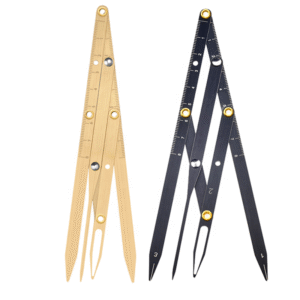 2Pcs PMU Eyebrow Microblading Permanent Makeup Ratio Measurement Tool Symmetrical Tattoo Ruler