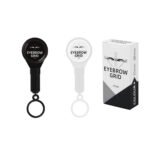 2025 Newest Pre-Ink Microblading Eyebrow Thread Black White Pmu Measuring Tool Brow Mapping String 2pcs(1pcs Black and 1pcs White)