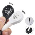 2025 Newest Pre-Ink Microblading Eyebrow Thread Black White Pmu Measuring Tool Brow Mapping String 2pcs(1pcs Black and 1pcs White)