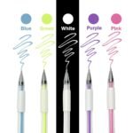 5Pcs Pmu Eyebrow Microblading Marker Pen Colorful Skin Position White Pink Mapping Mark Pen Beauty Spmu Brow Lip Mark Tools