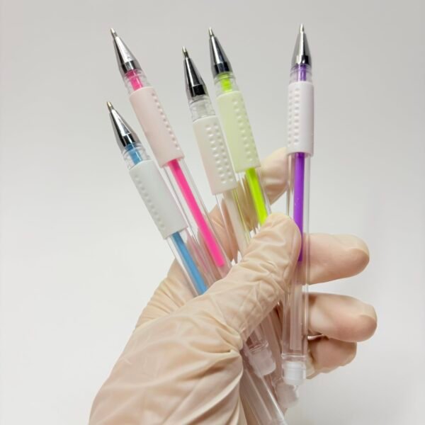 5Pcs Pmu Eyebrow Microblading Marker Pen Colorful Skin Position White Pink Mapping Mark Pen Beauty Spmu Brow Lip Mark Tools