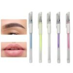 5Pcs Pmu Eyebrow Microblading Marker Pen Colorful Skin Position White Pink Mapping Mark Pen Beauty Spmu Brow Lip Mark Tools