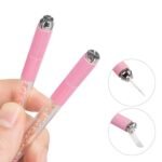 10Pcs Pink Dual Ended Premium Crystal Eyebrow Microblading Pen Hand Tool