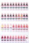 50 Colors Organic Germany Eyebrow Lips Semi Permanent Makeup Pmu Tattoo Pigment Ink Micropigmentation Eyebrow 15ML Microblading Pigment