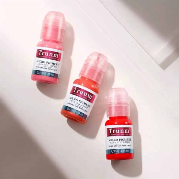 50 Colors Organic Germany Eyebrow Lips Semi Permanent Makeup Pmu Tattoo Pigment Ink Micropigmentation Eyebrow 15ML Microblading Pigment