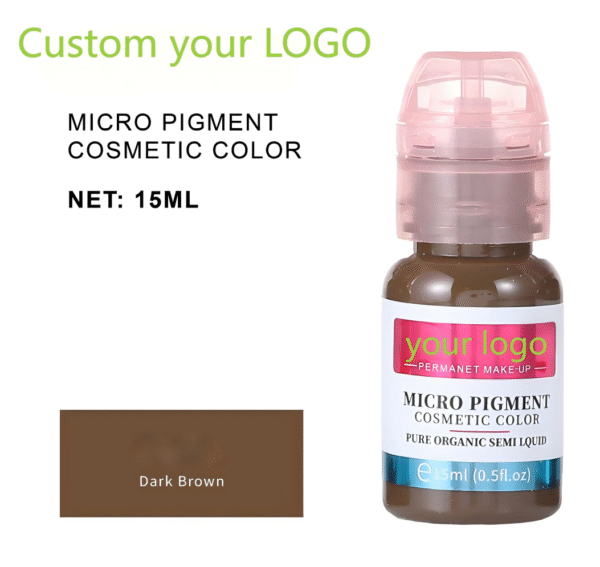 50 Colors Organic Germany Eyebrow Lips Semi Permanent Makeup Pmu Tattoo Pigment Ink Micropigmentation Eyebrow 15ML Microblading Pigment