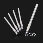 5Pcs Pmu Eyebrow Microblading Marker Pen Colorful Skin Position White Pink Mapping Mark Pen Beauty Spmu Brow Lip Mark Tools