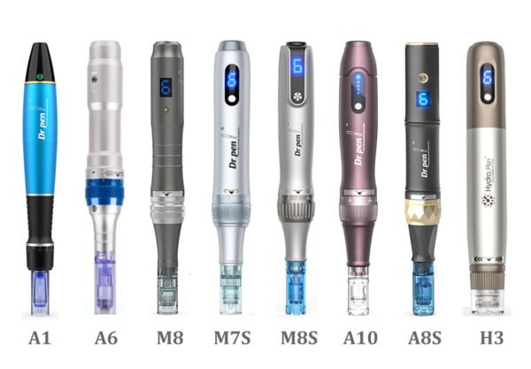 M8S Microneedle Dr Pen Derma Pen Machine Roller Pen Skin Tools for Home Use - Microneeding Derma Roller Micro Needle Pen