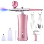 Airbrush Brow Tinting Spray Gun Eyebrow Brows Portable Cordless Nail Makeup Airbrush Machine Kit with Compressor