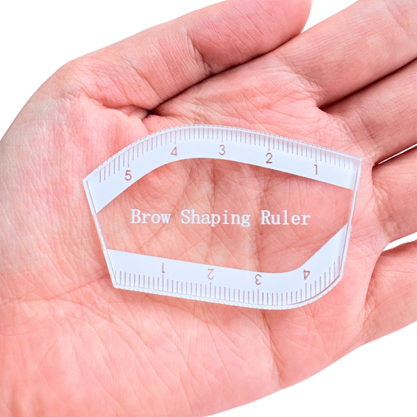Easy Brow Tool Eyebrow Shaping Ruler Brow Mapping Arch Shape for Pmu Microblading Artist