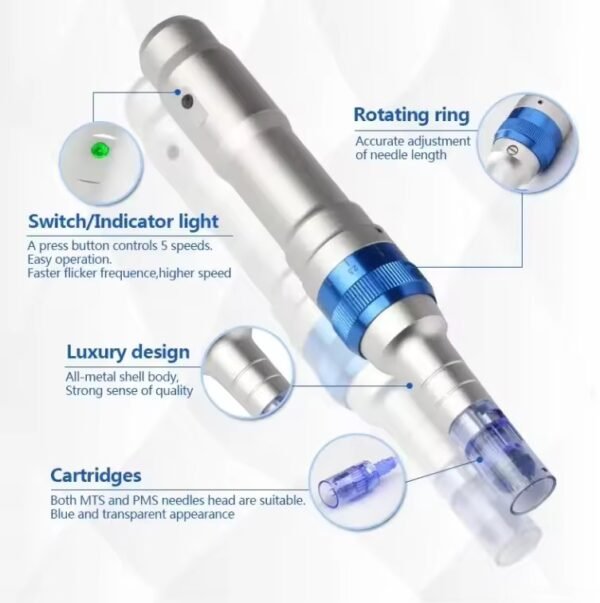 A6 Microneedling Machine Derma Microneedle Pen Dr Pen