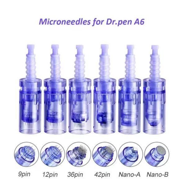 100pcs/Bag A6 Dr Pen Cartridges Derma Roller Pen Microneeding Needle for A6 Ultima