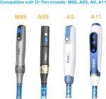 100pcs Microneedling Pen Dr Pen Cartridges Derma Roller Pen Microneeding Needle for Dr Pen M8S,A11,A8S for Home Use