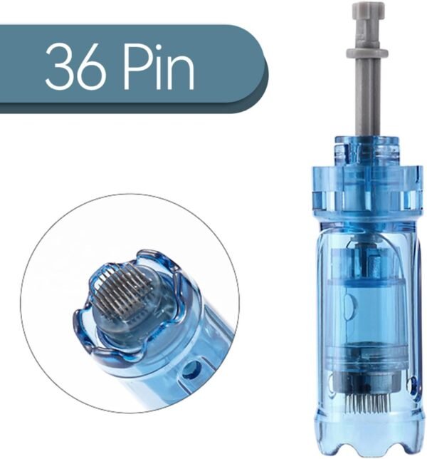 100pcs Microneedling Pen Dr Pen Cartridges Derma Roller Pen Microneeding Needle for Dr Pen M8S,A11,A8S for Home Use