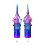 Mast Heart Tattoo Needles Cartridges 20Pcs Disposable 1001RLT Round Liner Long Tips for Precision & Style