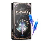 Mast Heart Tattoo Needles Cartridges 20Pcs Disposable 1001RLT Round Liner Long Tips for Precision & Style